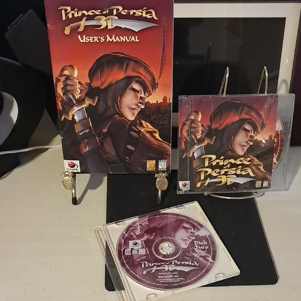 Prince of Persia 3D Video Game - 2 Disks w/ Users Manual